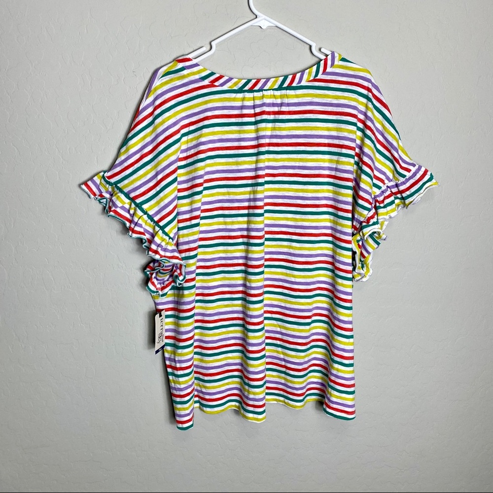 NWT Terra & Sky Size 2X Striped Top - Picture 8 of 8